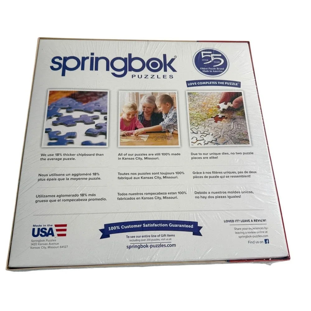 Springbok Apple Pie 1500 Pieces Puzzle NEW Torn‎ Cellophane